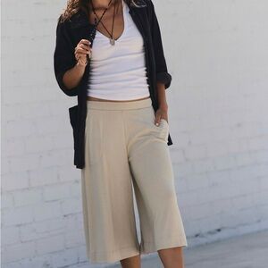 NWOT Free people 
Good Feels Culottes